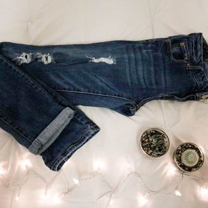 Ripped Boyfriend Cut Jeans